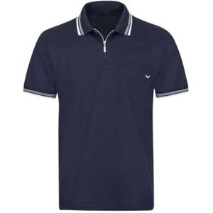 Trigema Poloshirt met ritssluiting voor heren, Navy Blauw