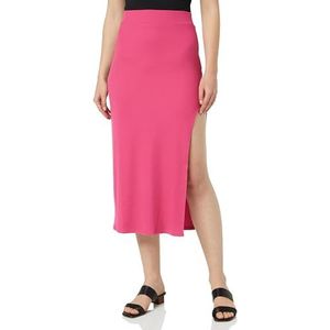 NALLY Jupe midi en tricot pour femme 19227030-na02, rose, M, rose, M