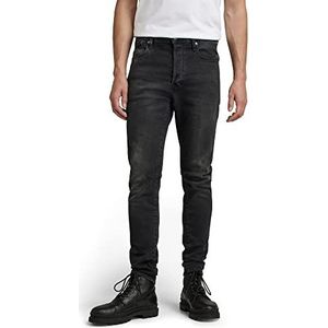 G-STAR RAW, Heren Jeans Scutar 3D Tapered, Grijs (gedragen in zwarte onyx B479-C942)