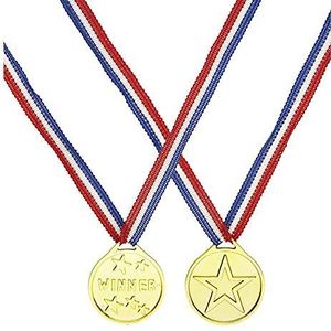 Widmann-9576w Unisex medaille rood blauw wit goud One Size 9576W