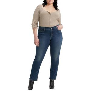 Levi's Plus Size 314 Shaping Straight Jeans voor dames (1 stuk), Zealous Blue