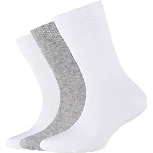 Camano 3701 sokken, wit (wit 1), (Fabrikant maat: 31/34) (3 stuks) meisjes, Wit.