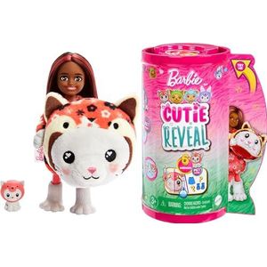 Barbie Cutie Reveal Chelsea kostuum Cuties Series - Kitty Red Panda