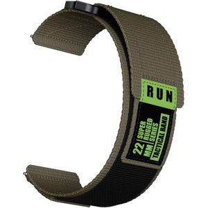 SQHYWJ - Bracelet de montre de sport réglable en nylon, 20 mm et 22 mm, 20mm
