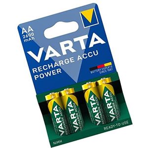 Varta HR6 oplaadbare batterijen AA 2600 mAh 4 stuks