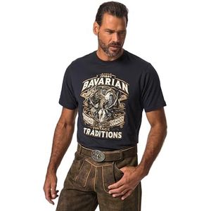 JP 1880 T-shirt pour homme, Bleu marine, 8XL