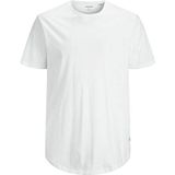 JACK & JONES Jjenoa Ss Crew Neck Ps T-shirt voor heren, Wit