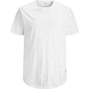 JACK & JONES Jjenoa Tee S Crew Neck Ps T-shirt voor heren, Wit