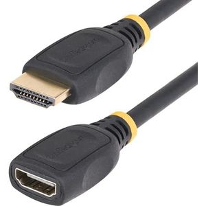StarTech.com 2m HDMI 2.0 verlengkabel High Speed HDMI poort besparingskabel 4K 60Hz HDMI verlengkabel M/F
