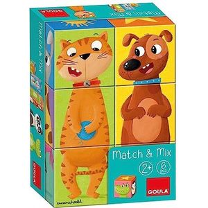 Goula 9 Cubic Blokpuzzel 9 stuk(s) Dieren