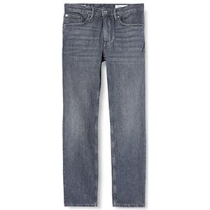 s.Oliver Lange jeansbroek, pasvorm: modern en recht, heren, grijs/zwart, 38 W/36 L, Grijs/Zwart