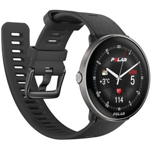 Polar Ignite 3 Titanium Smartwatch voor gezondheid en fitness, volwassenen, uniseks, zwart, S-L