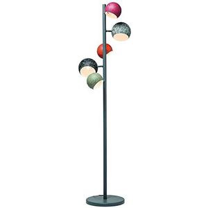 Kare Lamp, grijs, rood, oranje, groen, 25,5 x 40 x 200 cm