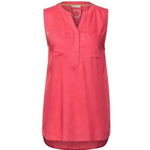 Street One dames lange blouse, Intensief koraal