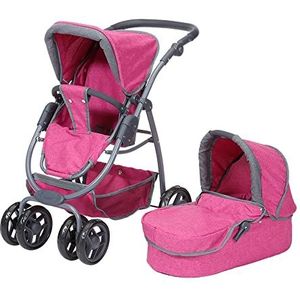 Knorrtoys 90731 Coco kinderwagen, framboos