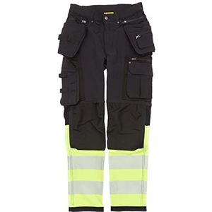 Blaklader Hi-Vis 199316429933D120 4-weg stretchbroek, D120, zwart/geel, D120, Zwart/Geel