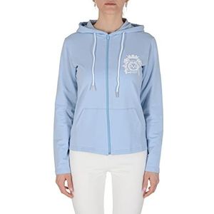 19V69 ITALIA Eleana Hoodie Light Blue sweatshirt met capuchon, lichtblauw, XL (20 stuks) dames, lichtblauw, XL, lichtblauw