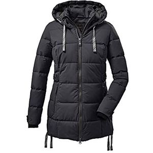 G.I.G.A. DX Gw 38 Wmn Qltd Jckt dames winterjas casual gewatteerde jas met capuchon, zwart.