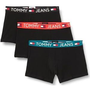 Tommy Jeans Trunk Homme, Jaune (Ht Heat/Tmlss Teal/Blck), XXL