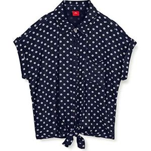 s.Oliver Blouse met korte mouwen blouse meisjes, 57b9 Dark Blue Aop
