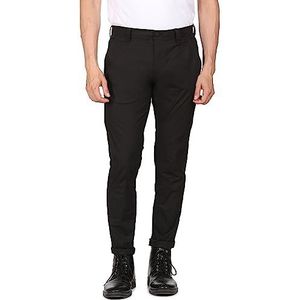 Calvin Klein Jeans Heren skinny stretch chino broek Washed, Ck Zwart