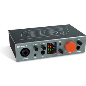 ESI Amber i1 | Professionele 24-bit/192kHz USB-audio-interface met 2 ingangen en 2 uitgangen