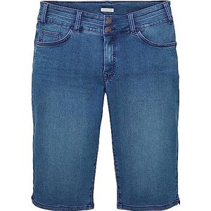 TOM TAILOR 1037262 Capri Jeans voor dames, grote maat, 10118 - Used Light Stone Blue Denim
