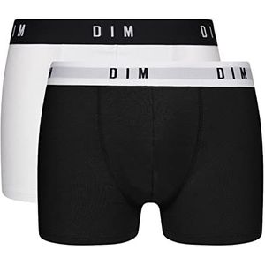 Dim Boxershorts voor heren, 2 stuks, Zwart/Wit