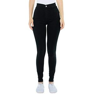 American Apparel The Easy damesjeans, zwart/denim, S, zwart/denim