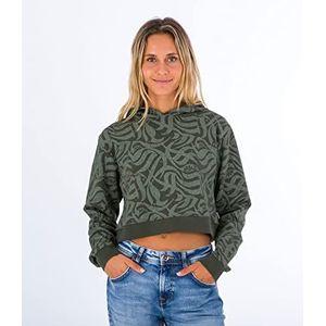 Hurley W Ocencare Full Print Fleece Hood Sweatshirt Dames