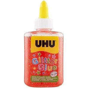 UHU Glitter lijm, 88,5 ml, rood