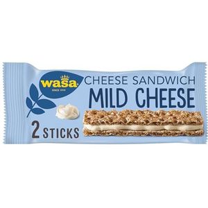 Wasa Sandwich Mild Cheese - broodtrommel met kaasvulling - 24 stuks (24 x 30 g)