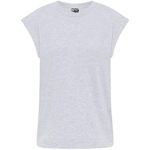 DreiMaster Maritim Sweat-shirt sans manches Bridgeport pour femme, Gris clair mélangé., S