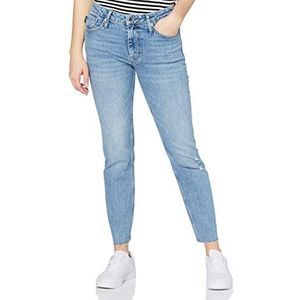 Superdry Mid Rise Slim Jeans voor dames, Degraw Blue Vintage