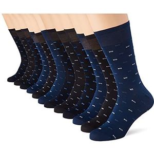 Navigare kousenbescherming & sokken (12 stuks) voor heren, blauw/antraciet/petrol