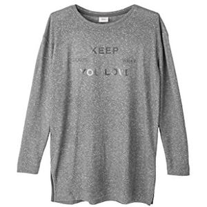 s.Oliver shirt met lange mouwen voor meisjes, grijs, 140, grijs.
