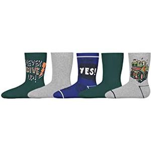 NAME IT Nmmvagn 5p Sock T4 sokken, uniseks, kinderen, grijs gemêleerd