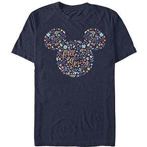 Disney Mickey-Floral Ears Organic, Navy Blue, S, marineblauw