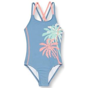 Playshoes Schwimmanzug eendelig badpak voor meisjes (1 stuk), Palmen