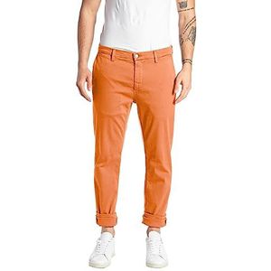 Replay Zeumar jeans heren, Sunset Orange 844
