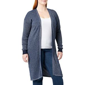 Scotch & Soda Longer Length Lurex cardigan, mouwloze trui, dames, meerkleurig (Combo Z 0605), M, meerkleurig (Combo Z 0605)