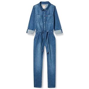 Levi'S Kids Woven Milestone jumpsuit voor meisjes, 14 jaar, Milestone, 14 jaar, Milestone