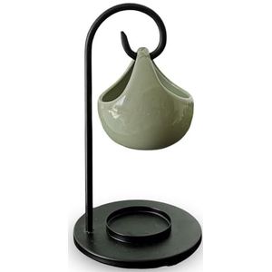 Geurbrander - Oliebrander - Aroma brander - Seis - groen - keramiek