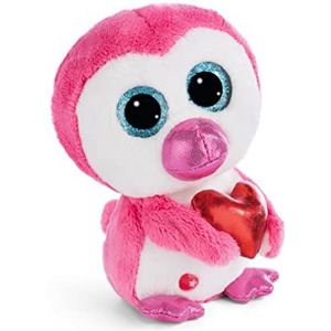 NICI Cuddly Toy Glubschis Penguin Bluma 15 cm Pink Swing - duurzaam zacht pluche speelgoed schattig pluche speelgoed voor knuffelen en spelen, voor kinderen en volwassenen, geweldig cadeau-idee