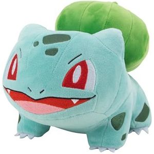 Bandai - Pokémon - Bulbizarre pluche (Bulbasaur) – zacht pluche dier 20 cm – cadeau-idee Pokemon pluche kinderen en volwassenen – speelgoed voor kinderen vanaf 2 jaar – Pokémon-pluche dier officiële