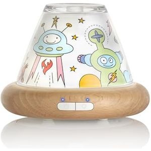 Puressentiel – Diffuseur humidificateur ultrasonique – ELIO – modes veilleuse et sommeil pour les enfants – décors personnalisables