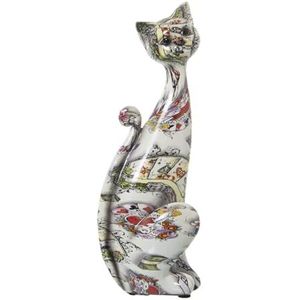 Alexandra House Living Decoratief figuur acryl kunststof melamine kat