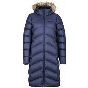 Marmot Lange jas voor dames, donsindex 700, Middernacht Marine