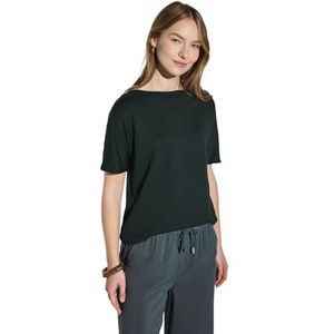 T-shirt avec col bateau, vert sapin, 38