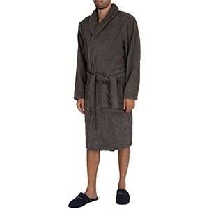 Tommy Hilfiger Icon bathrobe heren Badjas, Magnet, L